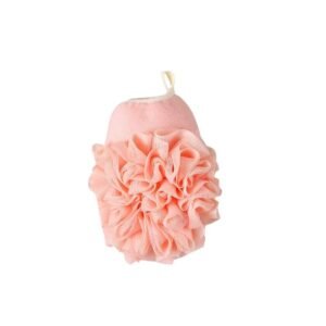 Pink Exfoliating Loofah Glove